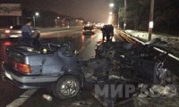   В Воронеже «Лада» разрушилась после двойного столкновения с иномарками