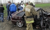 Под Воронежем столкнулись две «Лады»: четверо пострадавших