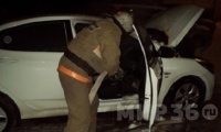  Житель Новой Усмани устроил предновогодний «фейерверк» из иномарки бывшей супруги